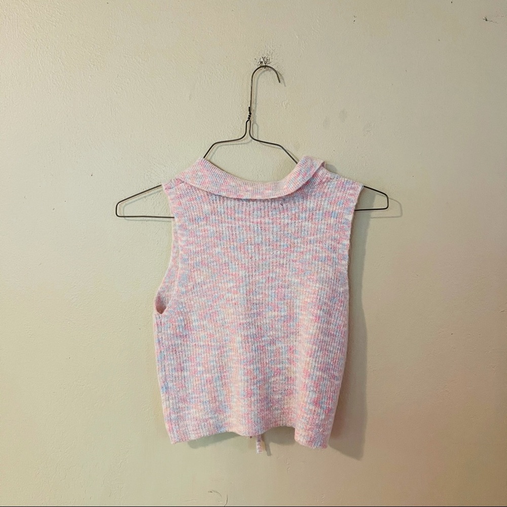 NWT Multicolored Sleeveless Sweater - Picture 6 of 7